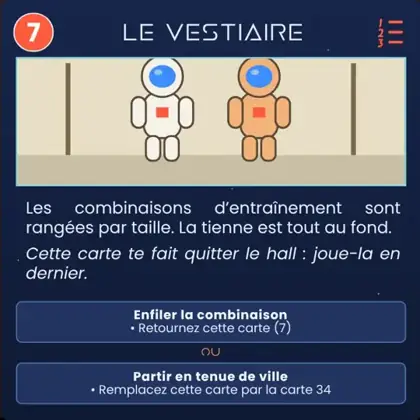 Le vestiaire