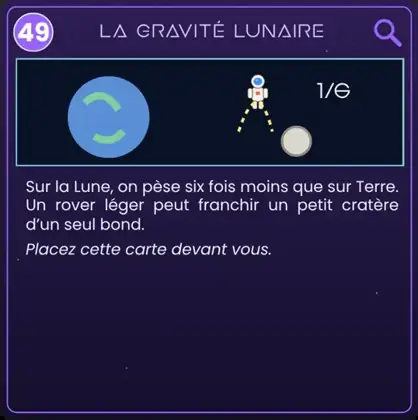 La gravité lunaire