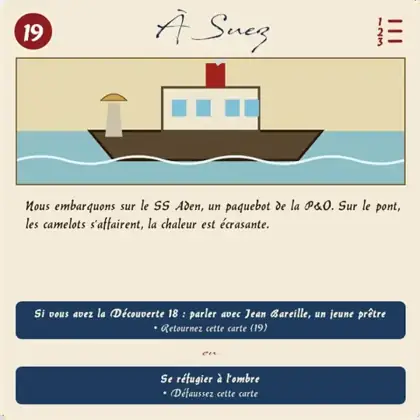 Embarquement à Suez