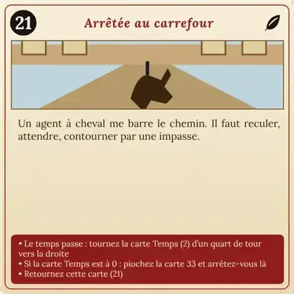 Arrêtée au carrefour